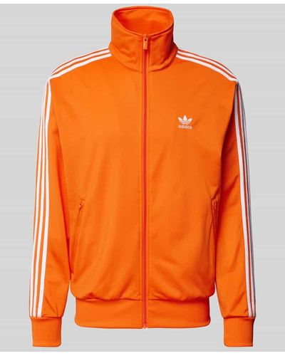 adidas Originals Trainingsjacke mit Label-Stitching Modell 'FBIRD' - Orange