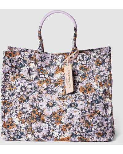 Coccinelle Tote Bag Met All-over Motief - Paars
