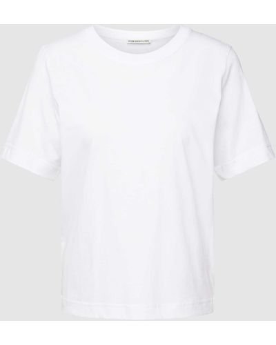 DRYKORN T-Shirt mit Rundhalsausschnitt Modell 'KIRANI' - Weiß