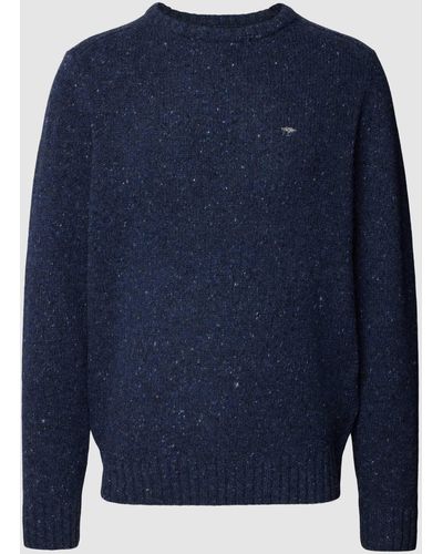 Fynch-Hatton Gebreide Pullover - Blauw