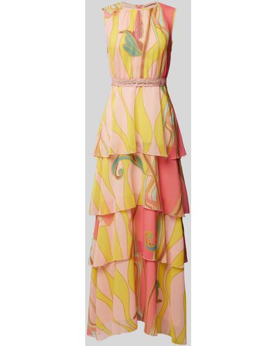 Pennyblack Maxi-jurk Met Druppelvormige Hals - Wit