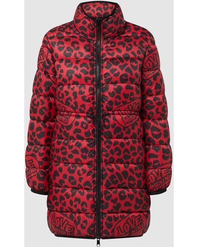 Love Moschino Gewatteerde Jas - Rood