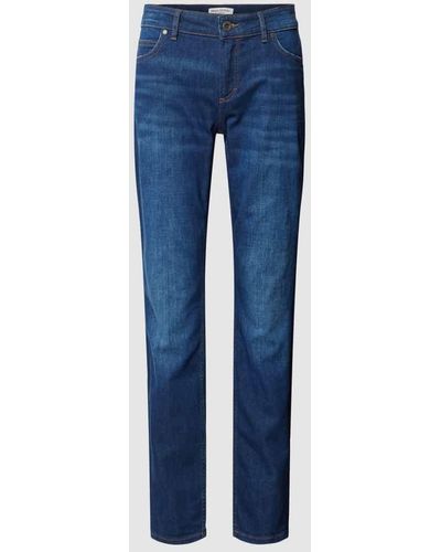 Marc O' Polo Slim Fit Jeans mit Eingrifftaschen - Blau