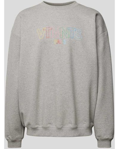 VTMNTS Oversized Sweatshirt - Grau