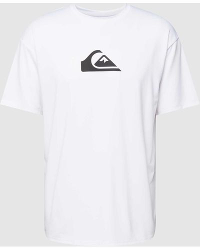 Quiksilver T-shirt Met Labelprint - Wit