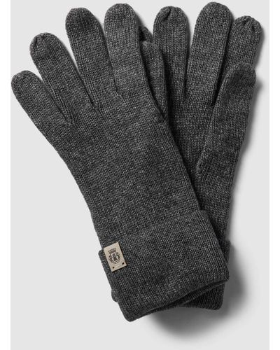 Roeckl Sports Handschuhe mit Label-Detail - Grau