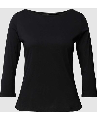 Lanius Shirt Met Lange Mouwen Van Puur Katoen - Zwart