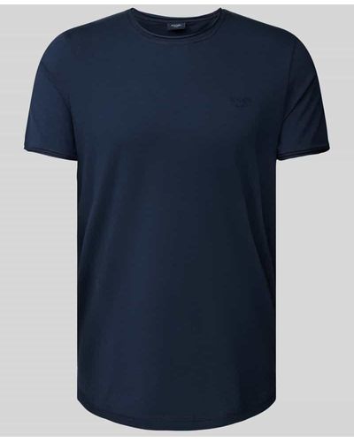 JOOP! Jeans T-Shirt mit Rundhalsausschnitt Modell 'Cliff' - Blau