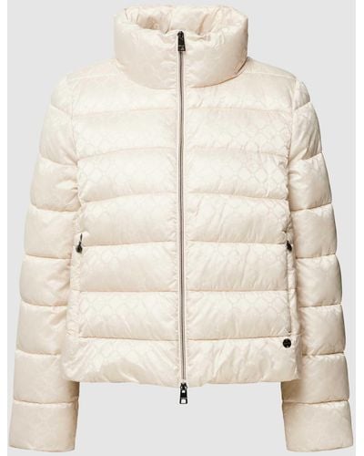 Marc Cain Steppjacke mit Allover-Muster - Natur