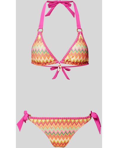 Banana Moon Bikini-Set mit Neckholder Modell 'ATOA' - Pink