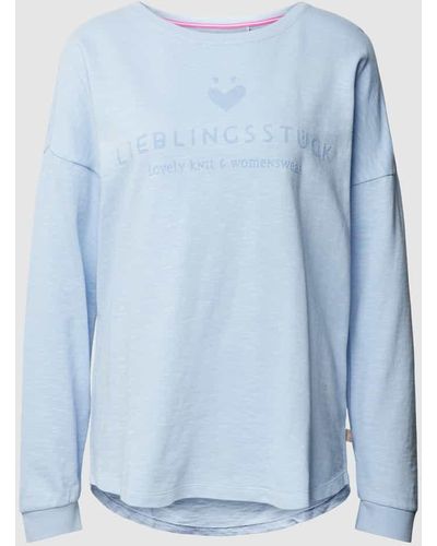 LIEBLINGSSTÜCK Sweatshirt Modell 'Caron' in flieder - Blau