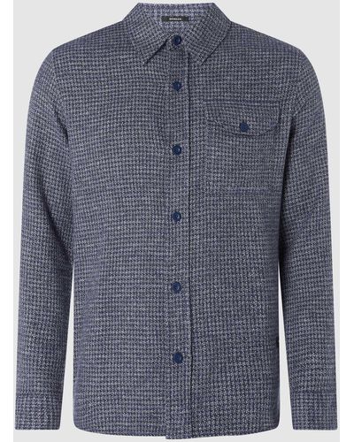 Denham Regular Fit Freizeithemd aus Baumwolle Modell 'Burton' - Blau