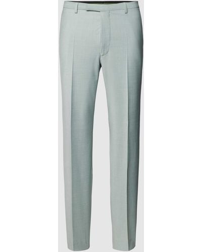 Cinque Slim Fit Anzughose mit Bügelfalten Modell 'Monopoli' - Blau