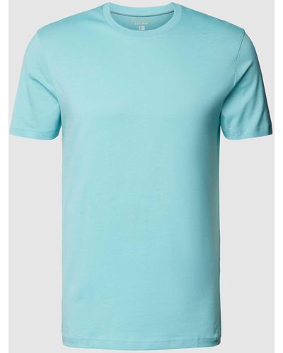 Christian Berg Men T-shirt Met Ronde Hals - Blauw