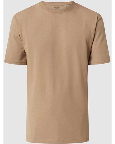 Jack & Jones T-Shirt aus Baumwolle mit Rundhalsausschnitt - Natur