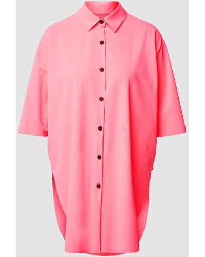 Sportalm Bluse mit Lochmuster - Pink