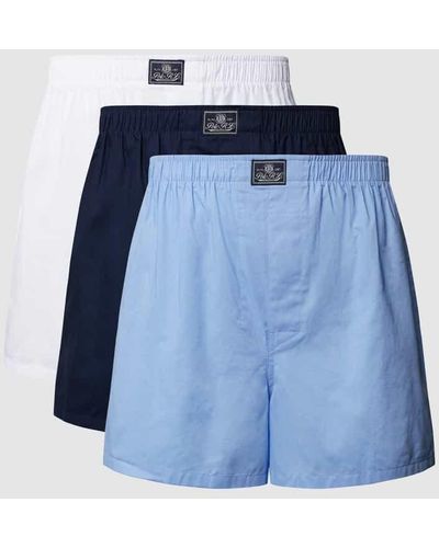 Polo Ralph Lauren Boxershorts aus Baumwolle im 3er-Pack - Blau