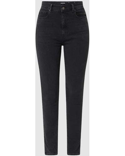 ARMEDANGELS Skinny Fit High Waist Jeans mit Stretch-Anteil Modell 'Ingaa' - Grau