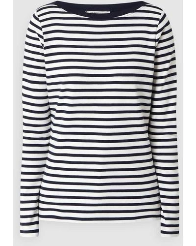 Tom Tailor Longsleeve mit Streifenmuster - Blau