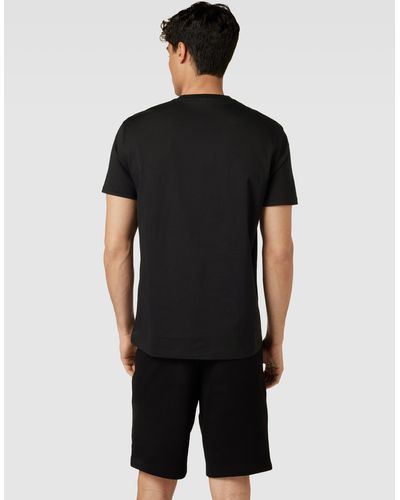 Armani Exchange T-shirt Met Labelprint - Zwart