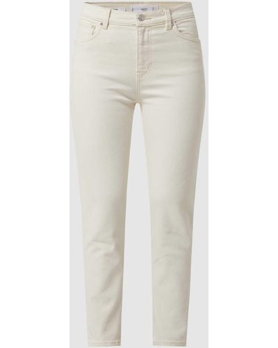 Mango Mom Comfort Fit Jeans mit Stretch-Anteil - Weiß