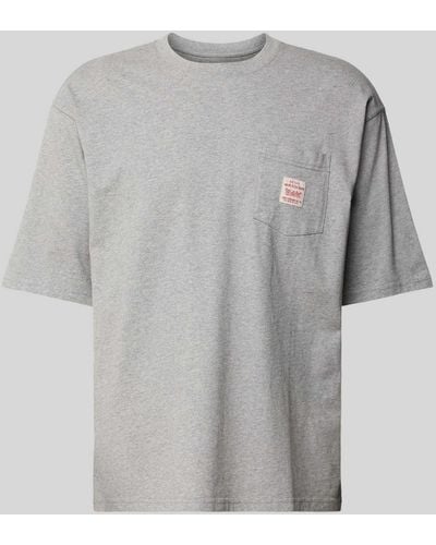 Levi's T-Shirt mit Brusttasche - Grau