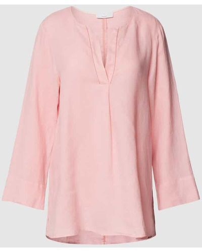 Cinque Blusenshirt aus Leinen Modell 'PANTELLERIA' - Pink