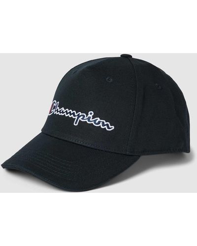 Champion Basecap mit Label-Stitching - Schwarz