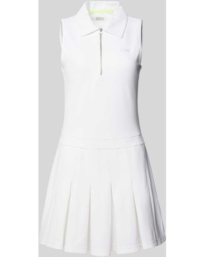 DKNY Minikleid mit kurzem Reißverschluss - Weiß