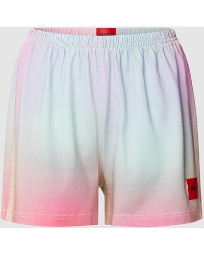 HUGO Shorts mit Farbverlauf Modell 'STARMY' - Pink