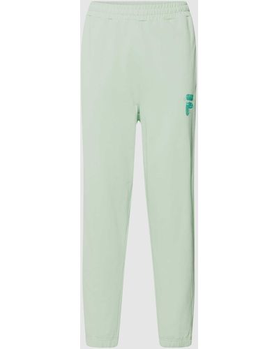 Fila Sweatpants Met Labelstitching - Groen