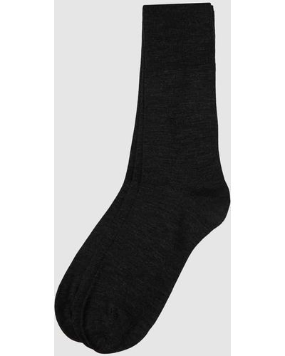 FALKE Socken aus Schurwollmischung im 3er-Pack Modell 'Airport' - Grau