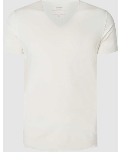 CALIDA T-shirt Van Single-jersey - Wit