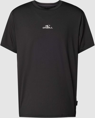 O'neill Sportswear T-shirt Met Labelprint - Zwart