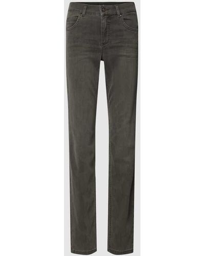 ANGELS Jeans mit 5-Pocket-Design Modell 'CICI' - Grau