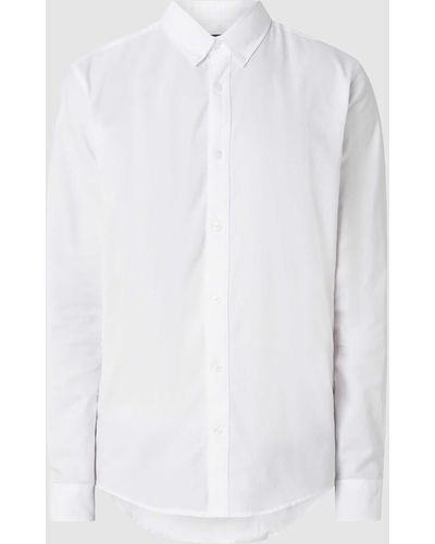 Matíníque Regular Fit Business-Hemd aus Oxford Modell 'Jude' - Weiß