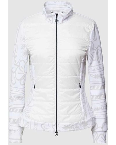 Sportalm Jacke mit Stepp-Besatz - Weiß