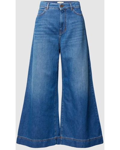 Weekend by Maxmara Flared Jeans mit 5-Pocket-Design Modell 'RIBELLE' - Blau