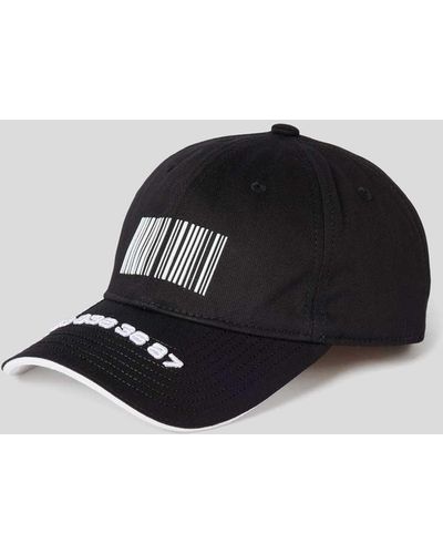 VTMNTS Cap aus Baumwolle mit Label-Patch - Schwarz