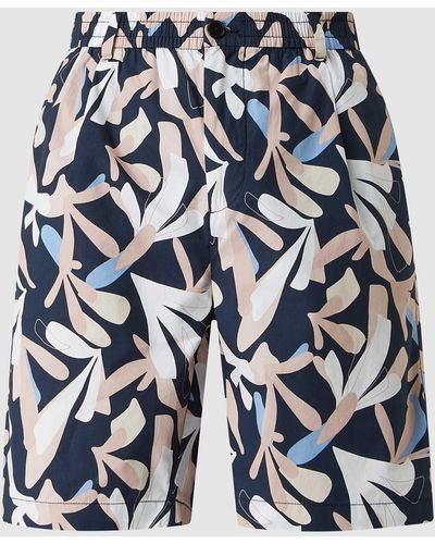 SELECTED Loose Fit Shorts aus Bio-Baumwolle Modell 'Baron' - Blau