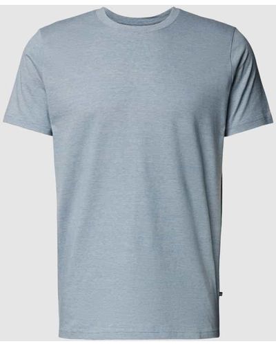 Matíníque T-Shirt mit Label-Detail Modell 'Jermane' - Blau