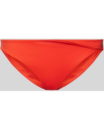 Calvin Klein Bikini-Hose mit elastischem Bund - Rot