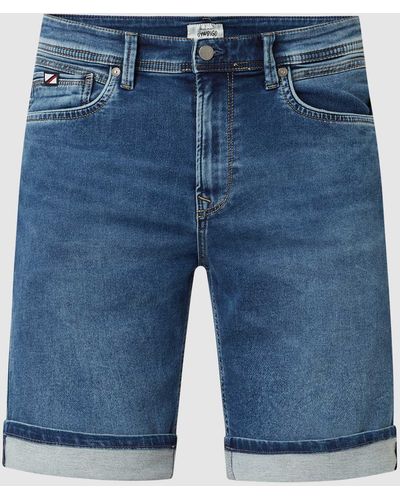 Pepe Jeans Regular Fit Jeansshorts mit Stretch-Anteil Modell 'Jack' - Blau