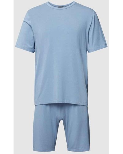 Hanro Pyjama c - Blau