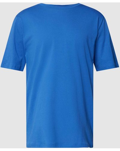 Schiesser T-shirt Met Ronde Hals - Blauw