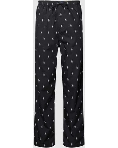 Polo Ralph Lauren Pyjamabroek Met All-over Logo - Grijs