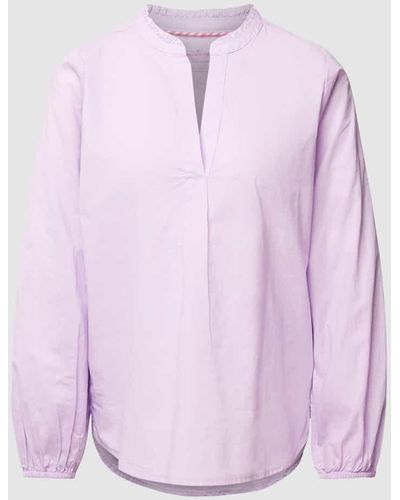 LIEBLINGSSTÜCK Bluse mit Tunikakragen - Pink