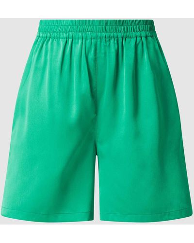 Moves Shorts aus Satin Modell 'Matilla' - Grün