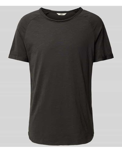Redefined Rebel T-Shirt mit Rundhalsausschnitt Modell 'KAS' - Schwarz