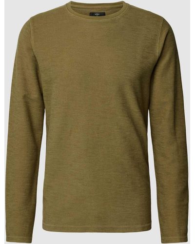 Fynch-Hatton Shirt Met Lange Mouwen - Groen
